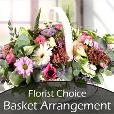 Florist Choice Basket Arrangement Peak Time